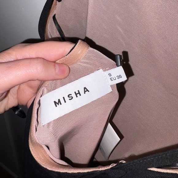 MISHA Nina Mesh Maxi Dress - Picture 8 of 8